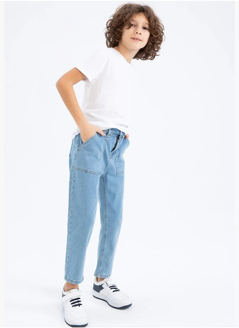 DeFacto Regular Fit Straight Leg Jeans