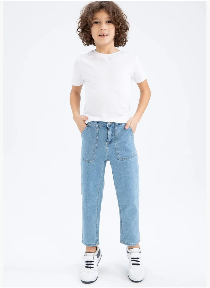 DeFacto Regular Fit Straight Leg Jeans