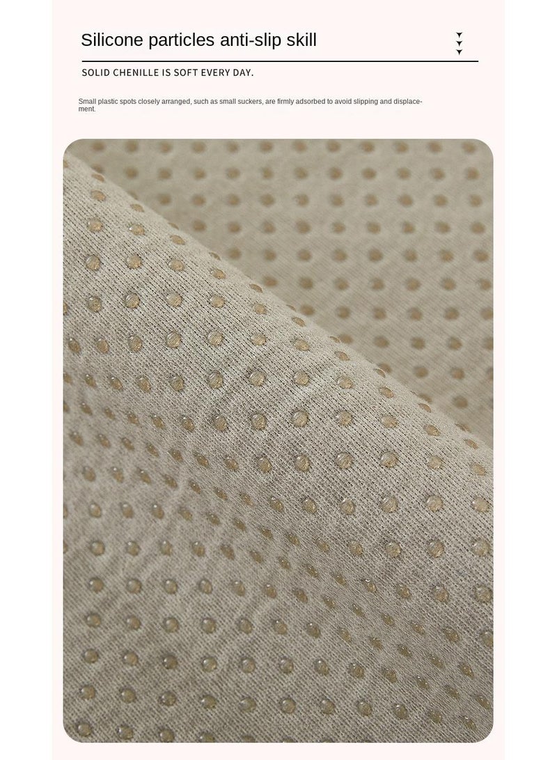 general Irregular Shaped Sofa Cushion Non Slip Sponge Seat Cushion Chenille Sofa Towel - Image 5