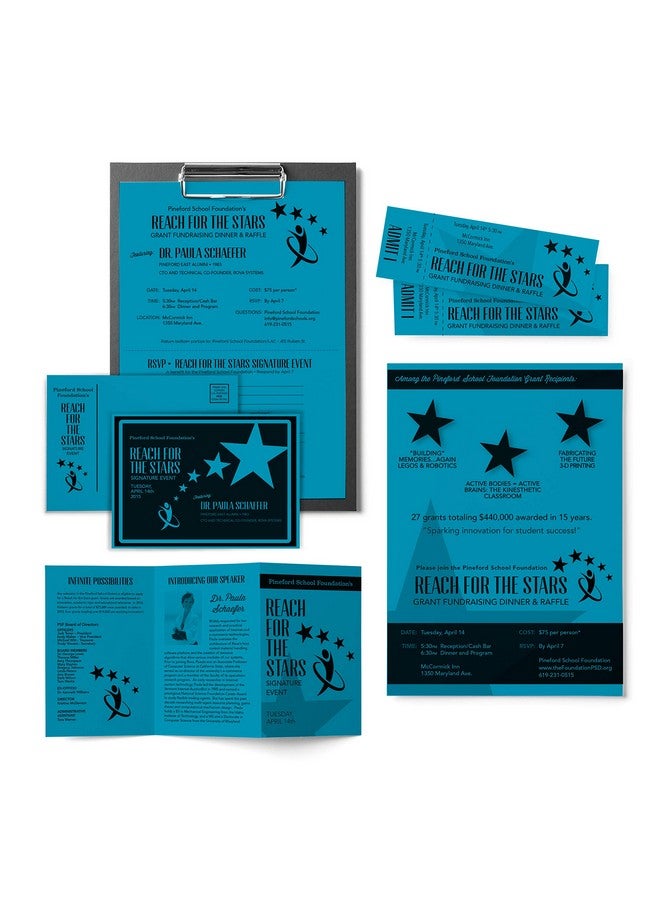 Astrobrights Mega Collection, Colored Cardstock, Ultra Blue, 320 Sheets, 65 Lb/176 Gsm, 8.5" X 11" - More Sheets! (91694)  - Image 3
