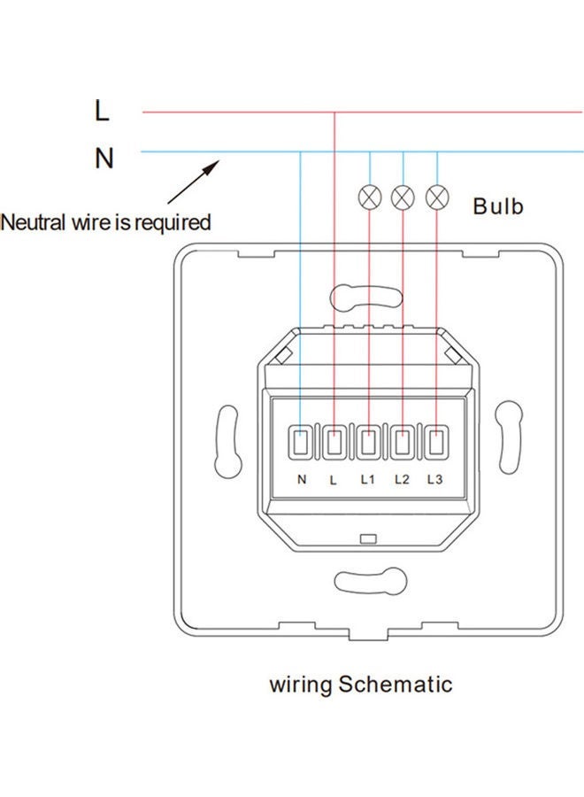 NIBEMINENT WiFi Smart Home Light Switch Push Button White 10.5 x 5 10.5cm - Image 4