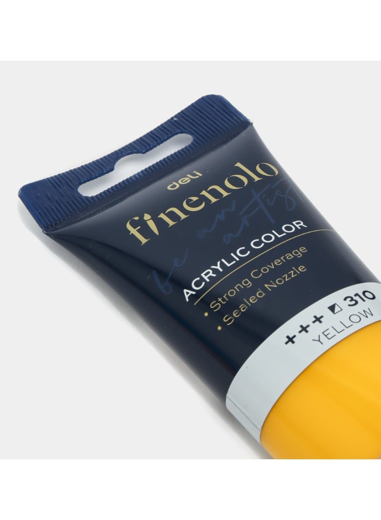 ديلي فينولو، لون أكريليك +++310 أصفر، تغطية قوية وفوهة محكمة الإغلاق، 75 مل - Image 2