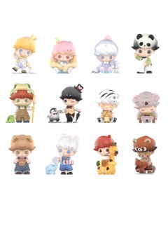 General POPMART POP MART SKULLPANDA DIMOO Animal Kingdom series blind box, figure toy ornament (single box)  - Image 5
