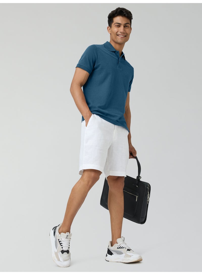 اكس واي اكس اكس تيشيرت بولو رجالي من XYXX، مصنوع من قطن ممشط نقي، بقصة عادية. - Image 3