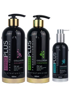 Pro Plus Professional Protein Set to Soften and Lengthen Hair After Protein Set  - Image 1