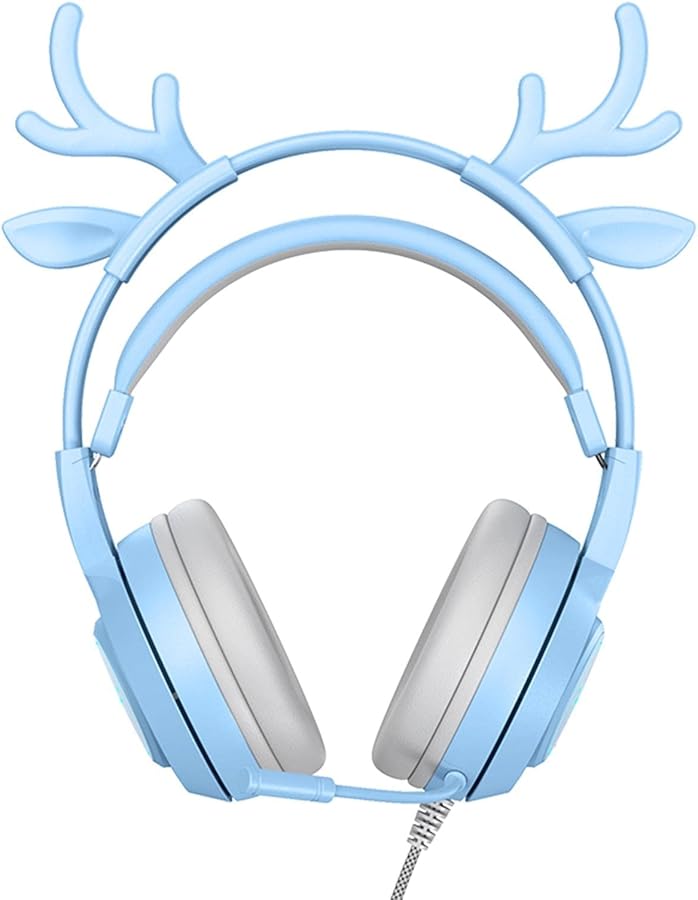 سماعة رأس للألعاب بلو وايرد مع ميكروفون دوّار وإضاءة RGB خفيفة الوزن وصوت ستريو للكمبيوتر عبر USB - Image 3