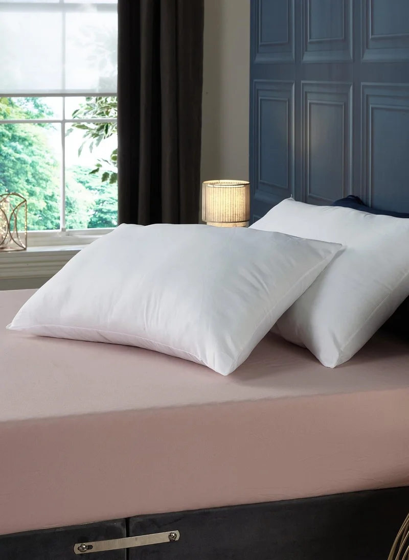 Matalan White Downland White Soft Touch Pillow Pair  | Best Price UAE