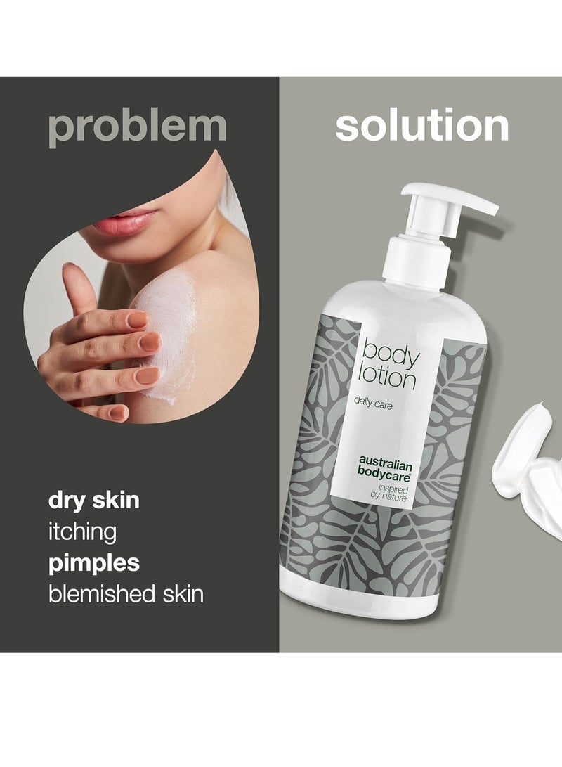 أستراليان بودي كير لوشن مرطب للجسم يحتوي على 4 مركبات تيربينول المعروفة من زيت شجرة الشاي، يخفف الجفاف والحكة والتهيج مثالي للبشرة المعرضة لحب الشباب - Image 3