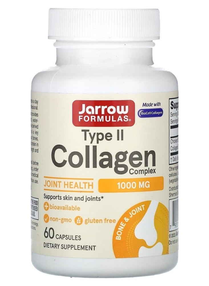 jarrow formulas Collagen Type II Complex 60 Capsules  - Image 1