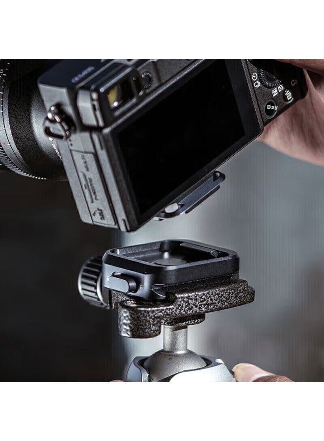 PGYTECH Pgytech Quick-release Plate, Camera Quick-release Base, External Expansion, Mirrorless Camera Tripod, Phone Stand, Gimbal Stabilizer, Sliding Rail Conversion Base, Universal Photography Accessory, Aka Quick-release Base  - Image 3