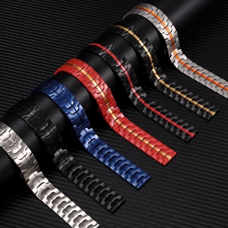 Eraysun Chic Stainless Steel Watch Band for Samsung Watch - 20mm 22mm Replacement Strap - Image 2