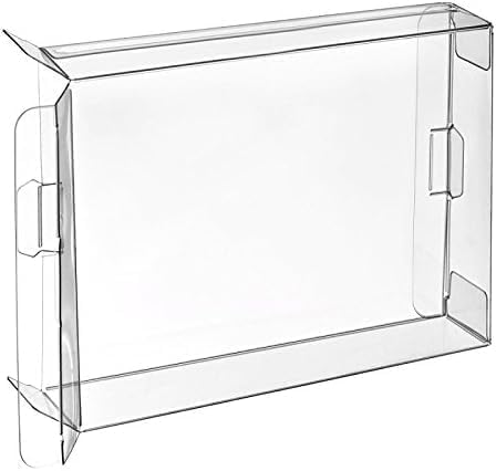 CHILDMORY 10Pcs Clear Protective Box Case Display Sleeve Protector for PS 2 Xbox Wii Xbox 360 Games Cartridge Box - Image 1