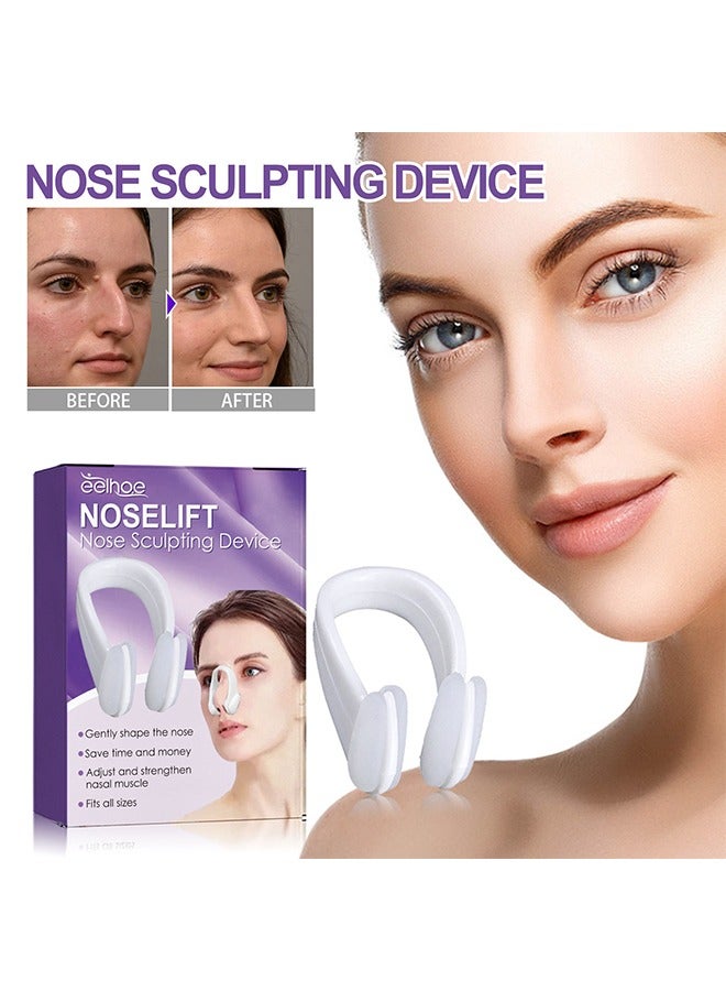 EELHOE Noselift Nose Sculpfing Device, Nose Shaper Lifter Clip Beauty Up Lifting Soft Safety Silicone Rhinoplasty Bridge Straightener Corrector Slimming Device Pain Free High Up Tool - Image 1