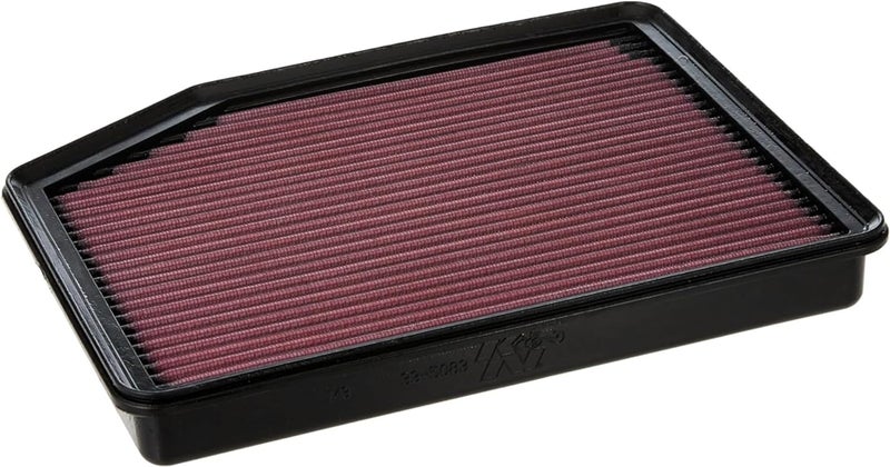 Kn High-Flow Original Lifetime Engine Air Filter: Increase Power: Premium, Washable: Compatible with 2019-2025 Cadillac/Chevy/GMC: Escalade, Silverado, Suburban, Tahoe, Sierra, Yukon, 33-5083 - Image 1