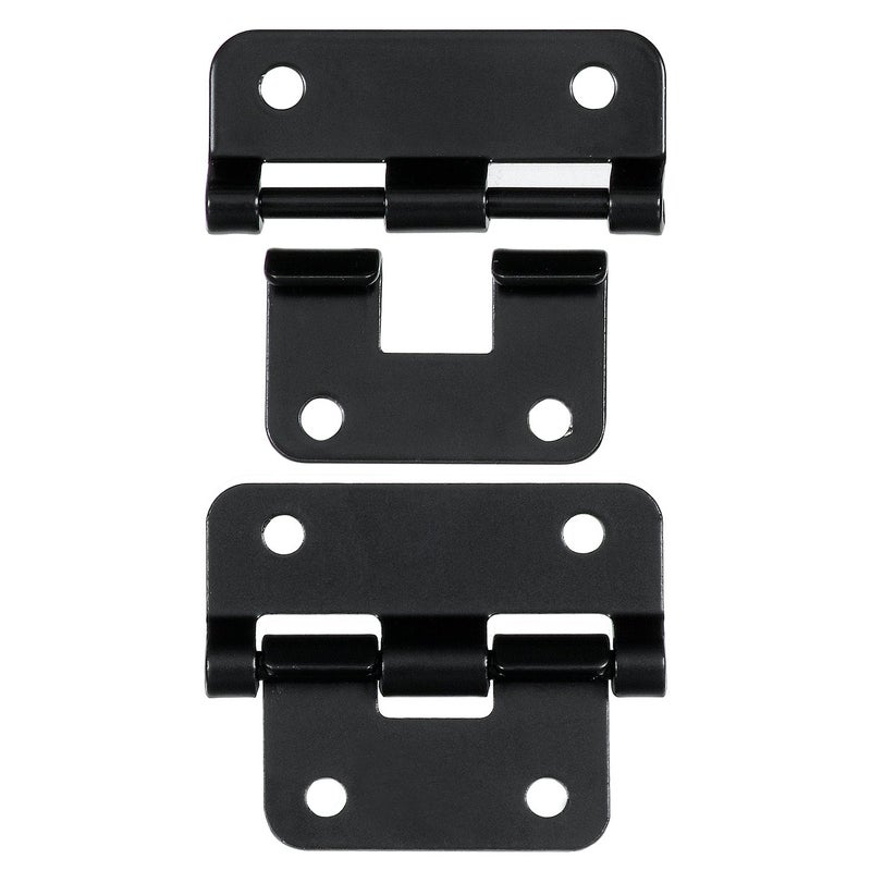 Reliable Hardware Company RH1225BK2A Black TakeApartLift Off Hinge Set of 2