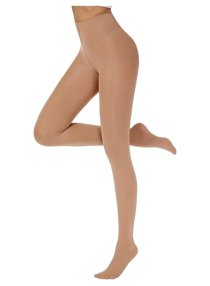 ريمي بيلا جوارب طويلة حريرية فائقة النعومة 40 دينير للنساء، شبه شفافة عالية الخصر - Image 1