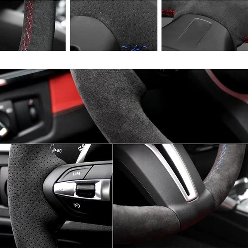 Wivplex Hand-Stitched Leather Steering Wheel Cover - Image 4