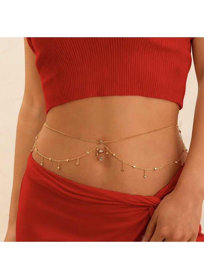 KANGLI 1PCS  Piercing Navel Waist Chain Belly Button Ring Surgical Steel Sexy  Dangle Body Jewelry - Image 2
