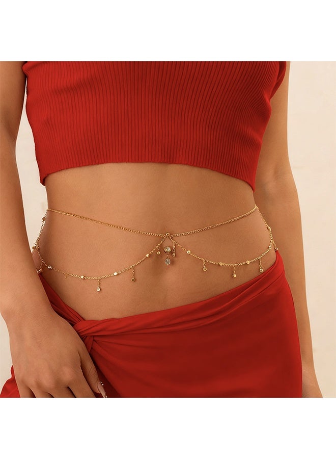 KANGLI 1PCS  Piercing Navel Waist Chain Belly Button Ring Surgical Steel Sexy  Dangle Body Jewelry - Image 4