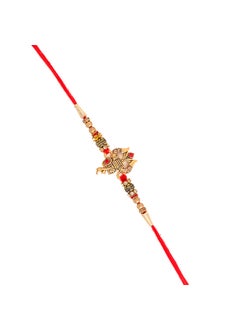 VOYLLA VOYLLA Designer Ganesha Rakhi For Men With Roli Chawal Pack -Rakhi For Brother  - Image 2