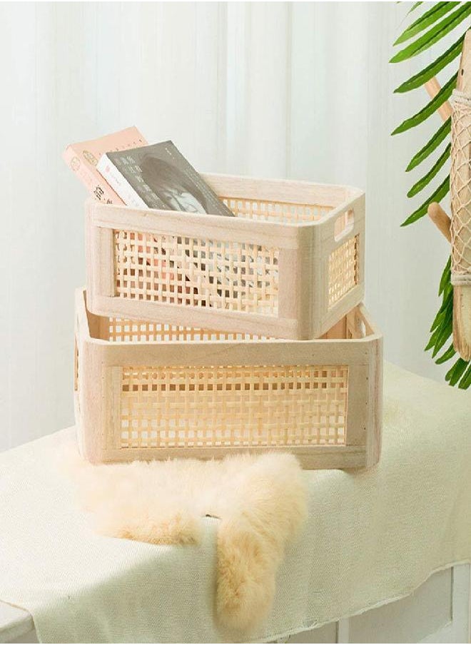 Sea Team Sea Team Oval Cotton Rope Storage Basket with Lid, Lidded Woven Storage Bin, Nursery Storage Container, Diaper Caddy, Baby Shower Basket, Box, Organizer, 15 x 11 x 6.5 Inches (Medium, Grey)  - Image 1