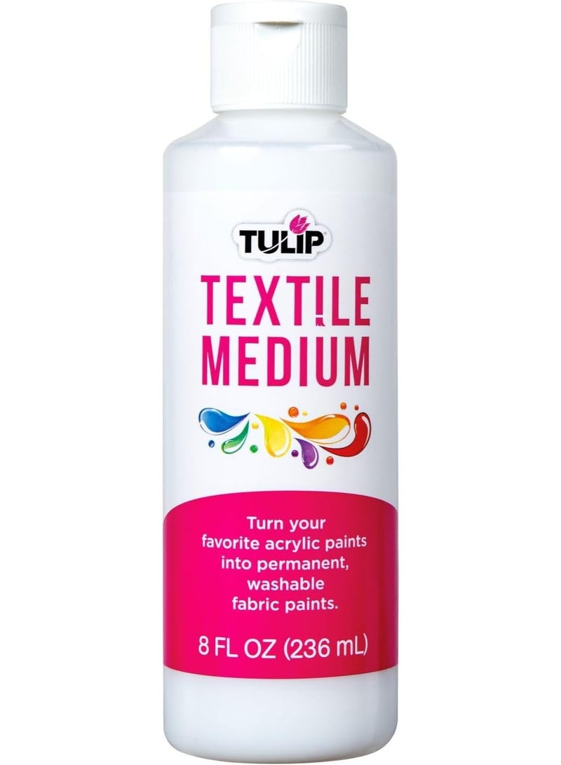 Tulip Textile Medium Makes Acrylic Paint Permanent On Fabric 236 ML - Image 1