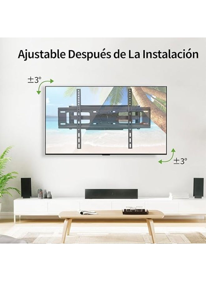Full Motion Dual Arm TV Wall Mount for 32–85 inch Screens – Supports up to 60kg – Tilt, Swivel & Extension – 8K HDMI Cable Included - Image 4