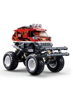 Sluban Sluban - Power Bricks Wind-up Red Off-Road GO 261 Pieces - M38-B1159  - Image 2