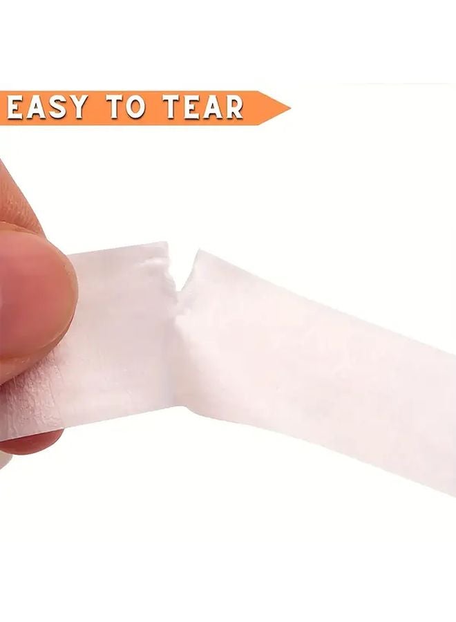 4 Pcs White Artist Masking Tape Acid Free 0.40 Inch Wide for Watercolor Canvas Art - Image 5