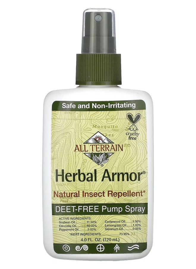 All Terrain Herbal Armor Natural Insect Repellent 4 fl oz (120 ml) 