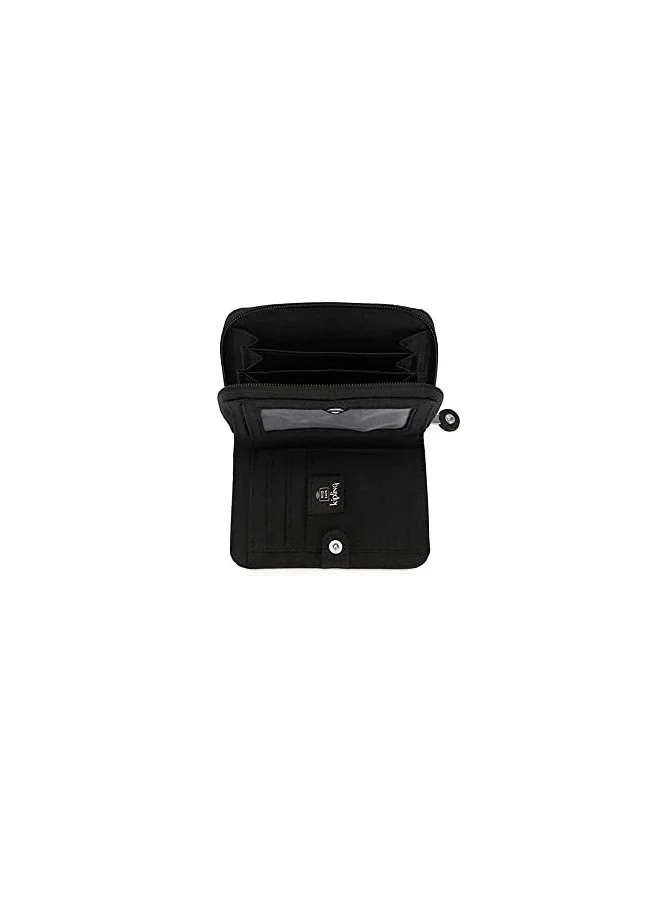 kipling Medium Wallet Female Black Noir Money Love