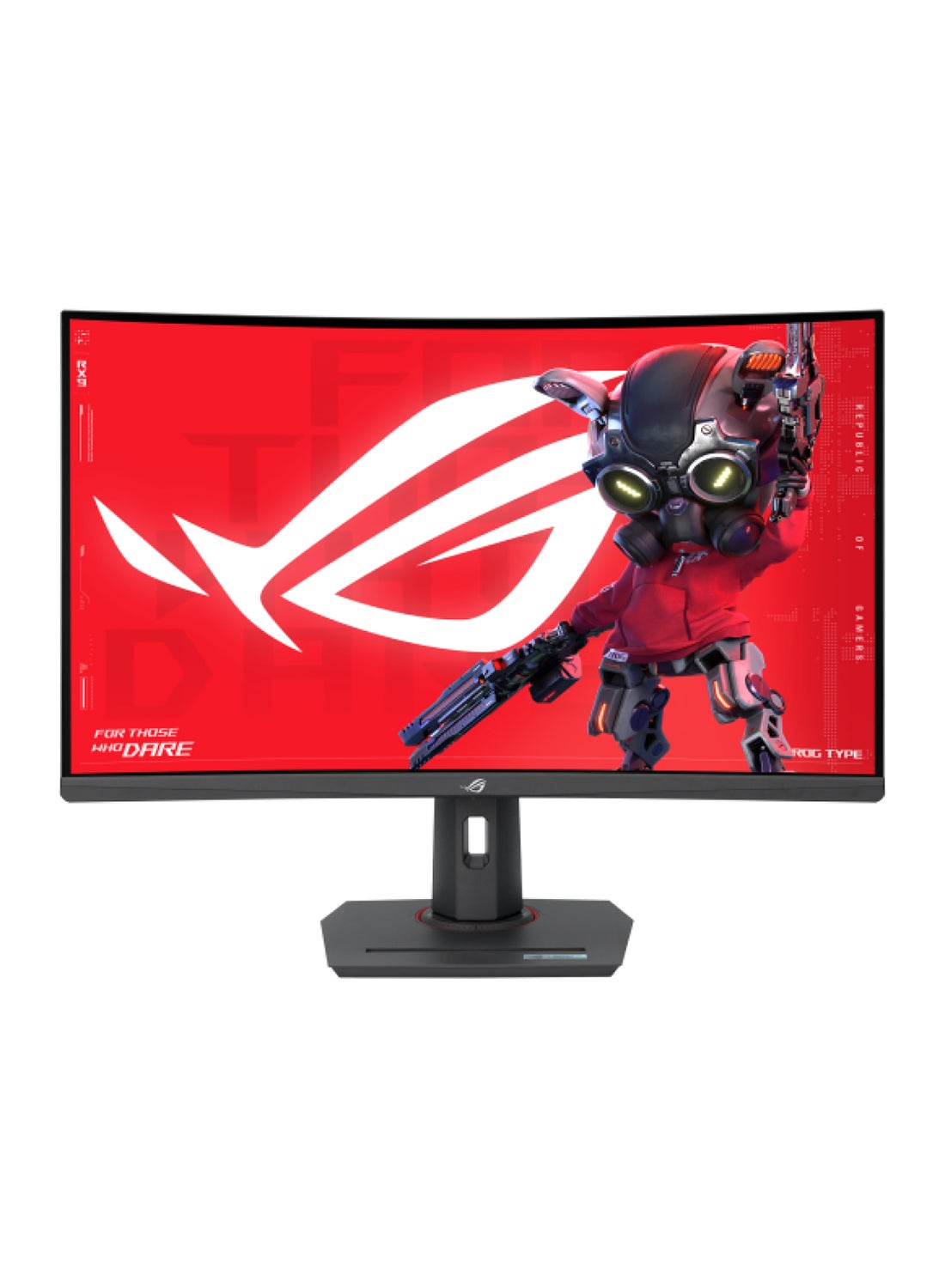 ROG Strix XG32WCS USB Type-C Gaming Monitor, 32-Inch (31.5 Viewable) 2560x1440, Curved, 180Hz (Above 144Hz), 1ms (GTG), Fast VA, Extreme Low Motion Blur Sync, USB Type-C, FreeSync, DisplayWidget Center, Tripod Socket, HDR | 90LM0AC0-B01970 Black