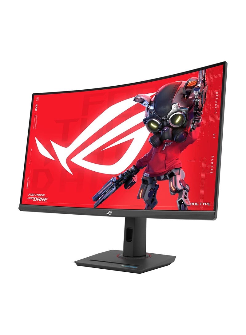 ASUS 32 Inch ROG Strix USB Type-C Gaming Monitor, (31.5 Viewable) 2560x1440, Curved, 180Hz (Above 144Hz), 1ms (GTG), Fast VA, Extreme Low Motion Blur Sync, USB Type-C, FreeSync, DisplayWidget Center, Tripod Socket, HDR XG32WCS Black - Image 3