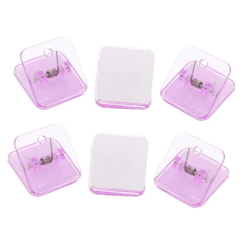Violet Dog Potty Training Pad Holder 6 Wall Mount Clips Non Slip Pee Pad Support Indoor Outdoor - Image 2
