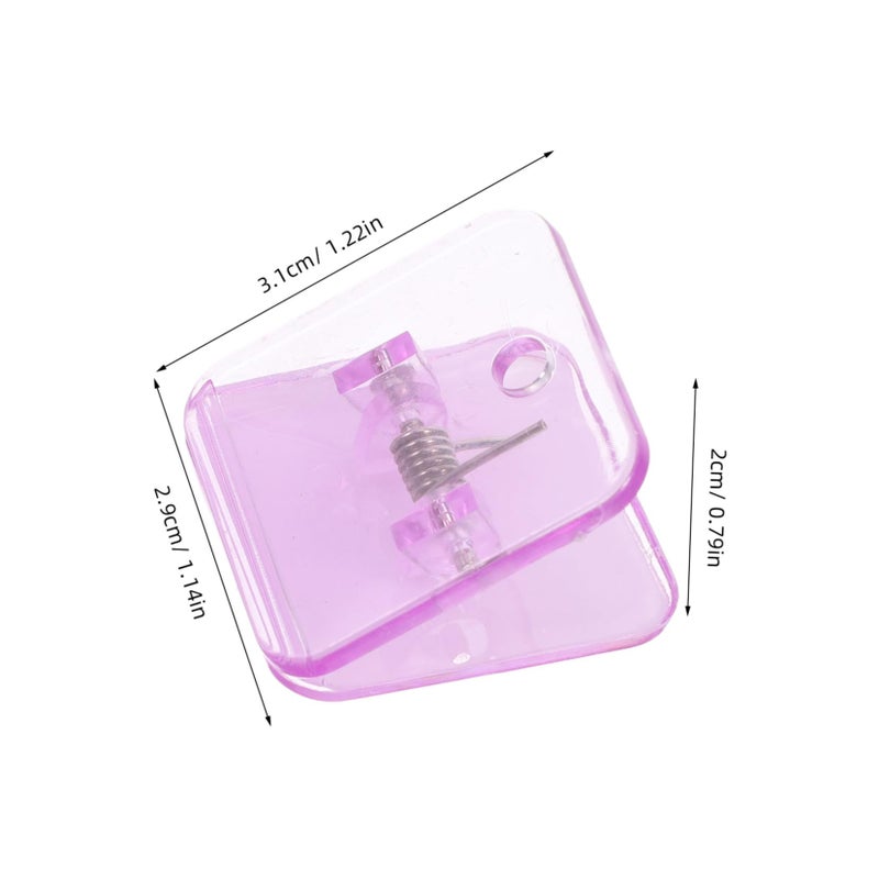 Violet Dog Potty Training Pad Holder 6 Wall Mount Clips Non Slip Pee Pad Support Indoor Outdoor - Image 3