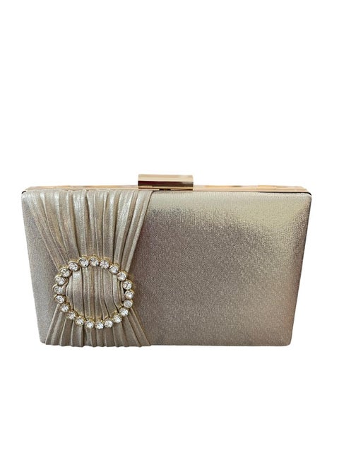 Luxurious clutch with elegant rectangular design VS-35-GOLD