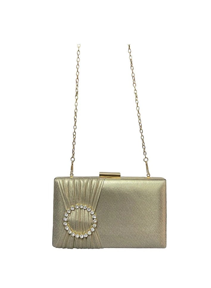 Vbranda - Luxurious clutch with elegant rectangular design VS-35-GOLD - Image 1