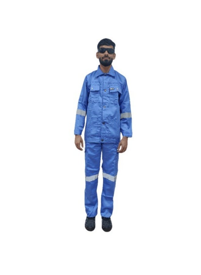 Armour Production Heavy-Duty Protective WorkwearReflective Coverall | Full-Body Industrial Safety Suit & Breathable Fabric for Construction, Manufacturing & Hazardous Environments | Petrol Blue | Size-XL - pzsku/ZF1FA2E75DA943A73850EZ/45/_/1733205158/145d80bd-79e4-4134-8912-d1b411757243