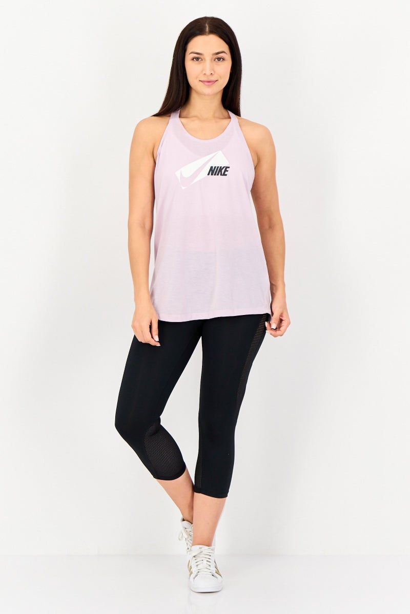 Nike Women Sportswear Fit Sleeveless Training Tank Top, Purple - Image 2