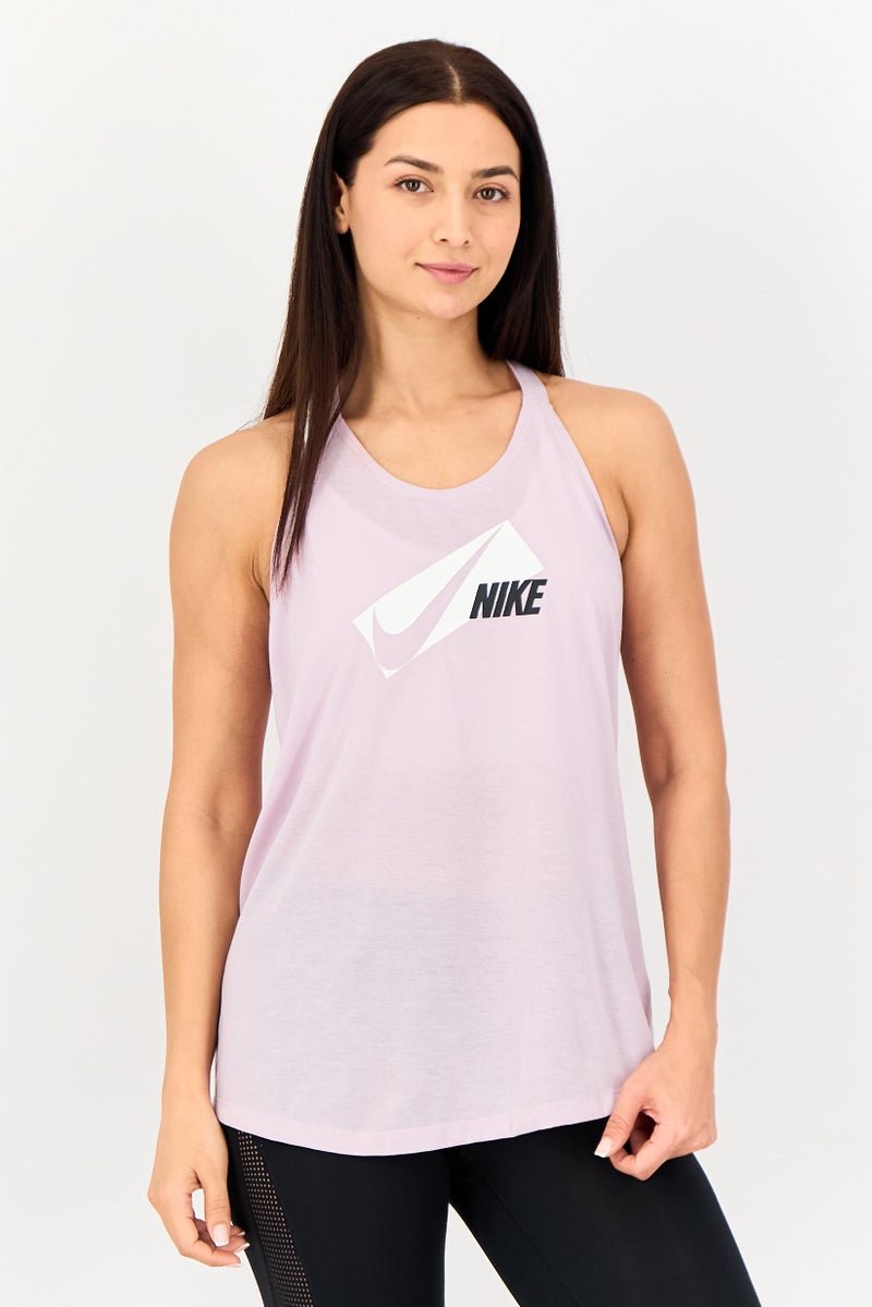 Nike Women Sportswear Fit Sleeveless Training Tank Top, Purple - Image 1