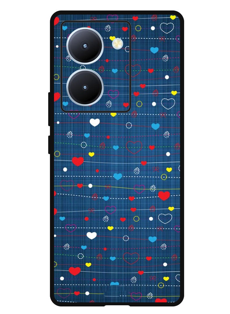 Theodor Protective Case Anti Scratch Shock Proof Bumper Cover For ViVo Y78 China Heart Strings - Image 1