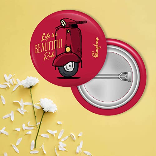 Bhai Please Pin Badge (Pack of 9) World is Yours, Life is A Game, My Life My Rules, Life is A Beautiful Ride, Listening Music, Harry Potter, Bazinga, Bring Back Memories, Count The Memories - Image 5