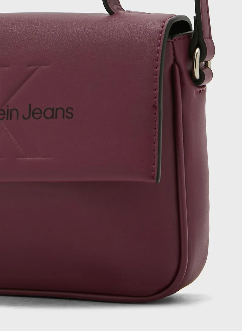 CALVIN KLEIN Monogram Detailed Crossbody