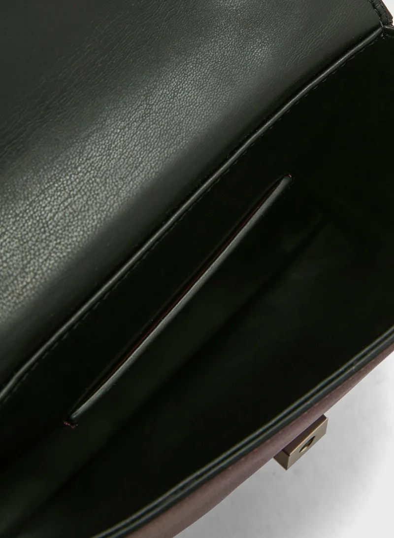 CALVIN KLEIN Monogram Detailed Crossbody
