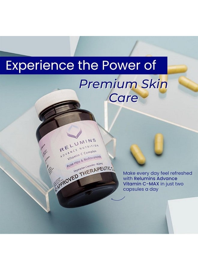 RELUMINS Relumins Advance Nutrition 3-Bottle Supplement Set - Gluta 1000 with Reduced L-Glutathione, Vitamin C MAX, Immune Function & Overall Wellness - Vegan, Halal, Kosher, cGMP Certified - Image 5