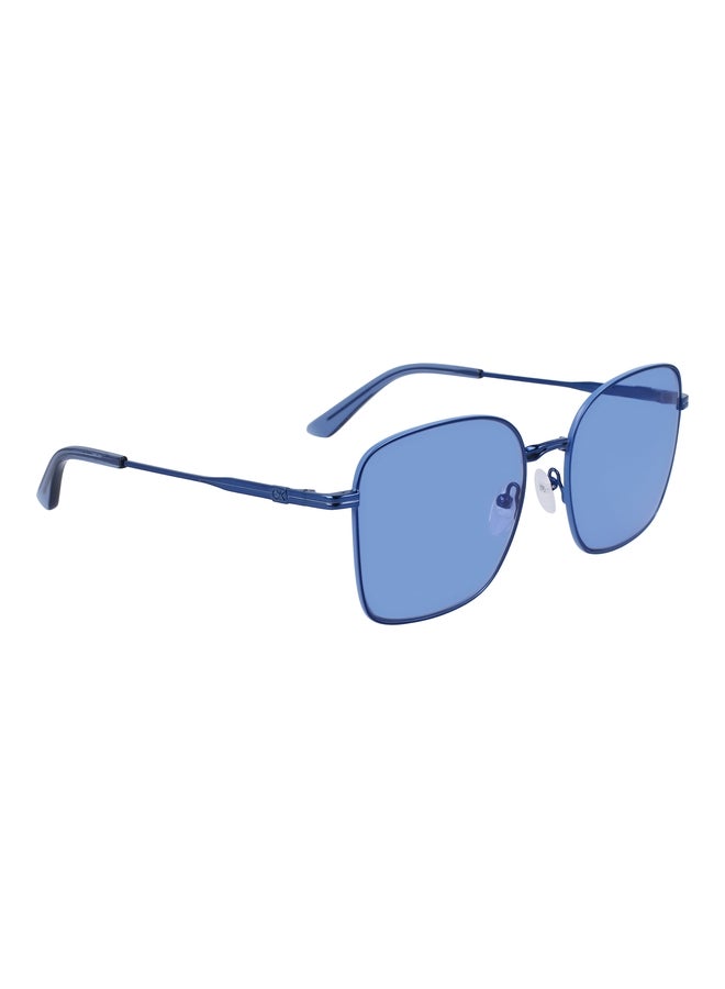 CALVIN KLEIN FULL RIM METAL MODIFIED RECTANGLE CALVIN KLEIN SUN CK23100S N 5618 (413) AZURE - Image 1