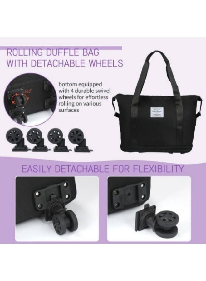 جيجيرو حقيبة دفل للسفر مع عجلات - Image 3