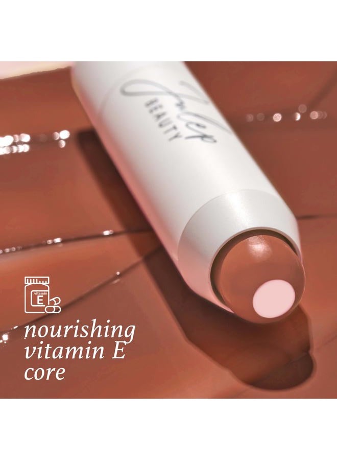 Julep It's Balm: Tinted Lip Balm + Buildable Lip Color - Roasted Peach - Natural Gloss Finish - Hydrating Vitamin E Core - Vegan - Image 4