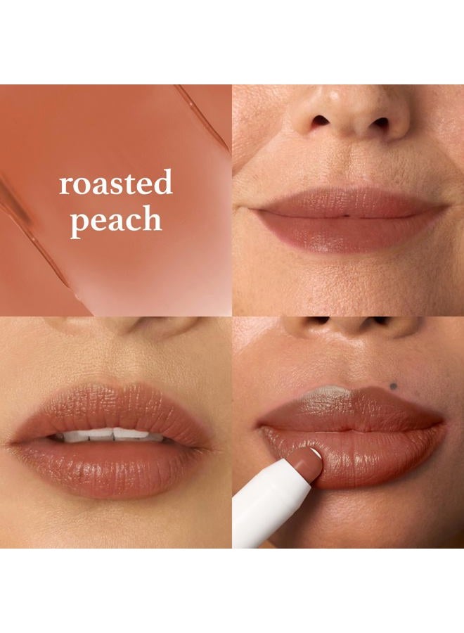 Julep It's Balm: Tinted Lip Balm + Buildable Lip Color - Roasted Peach - Natural Gloss Finish - Hydrating Vitamin E Core - Vegan - Image 2