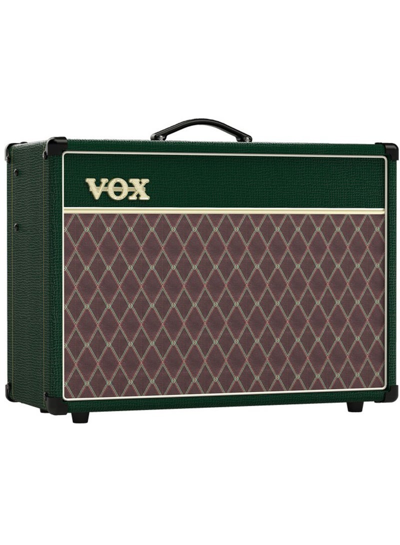 VOX AC15C1-BRG2 AC Series Guitar Combo Amp | 15W All-Tube | 2 Channels | 1x12" Celestion G12M Greenback | British Racing Green